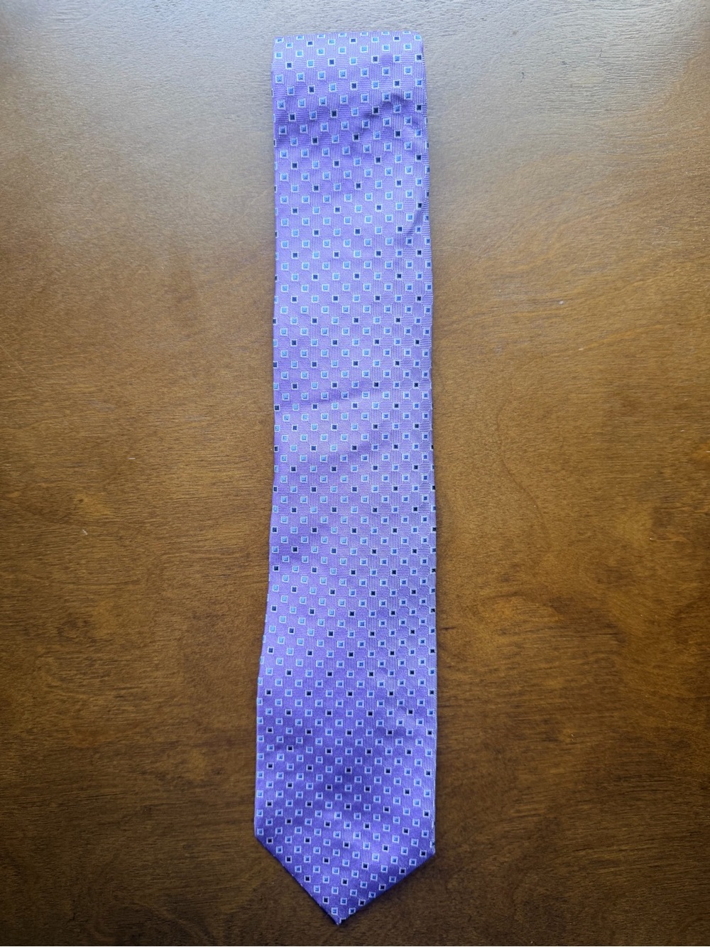 Brooks Brothers Purple Geometric Tie